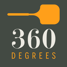 Logo 360 Degrees Pizza - Rosslyn Riviera